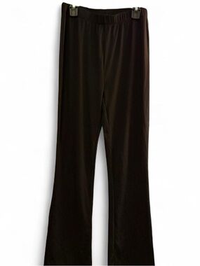 Ambiance Black Ribbed Knit Pants